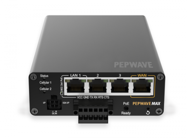 Pepwave MAX Transit Pro E Router With 2 x Cat 12 LTE Advanced Pro Modems + PrimeCare